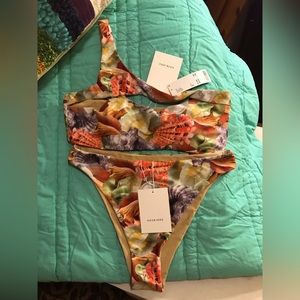 Urban Outfitters Cut-out bikini top and bottoms Hosbjerg Falon